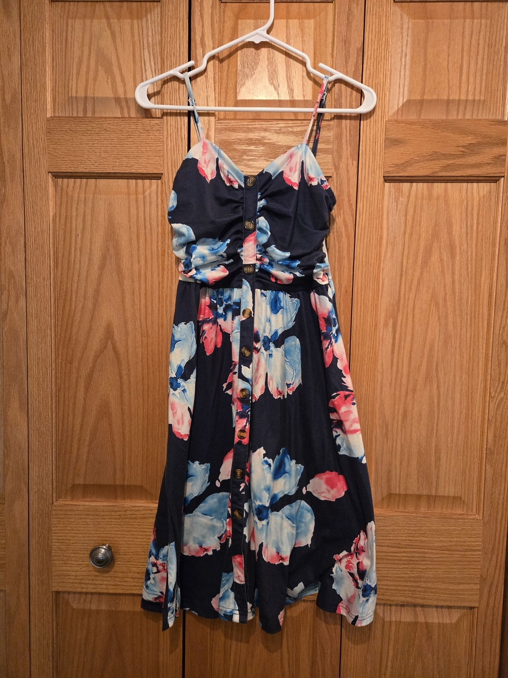 Floral Spaghetti Strap Dress